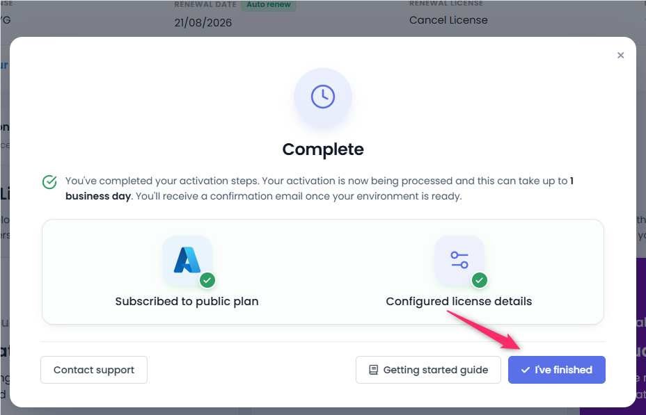 Instance Start